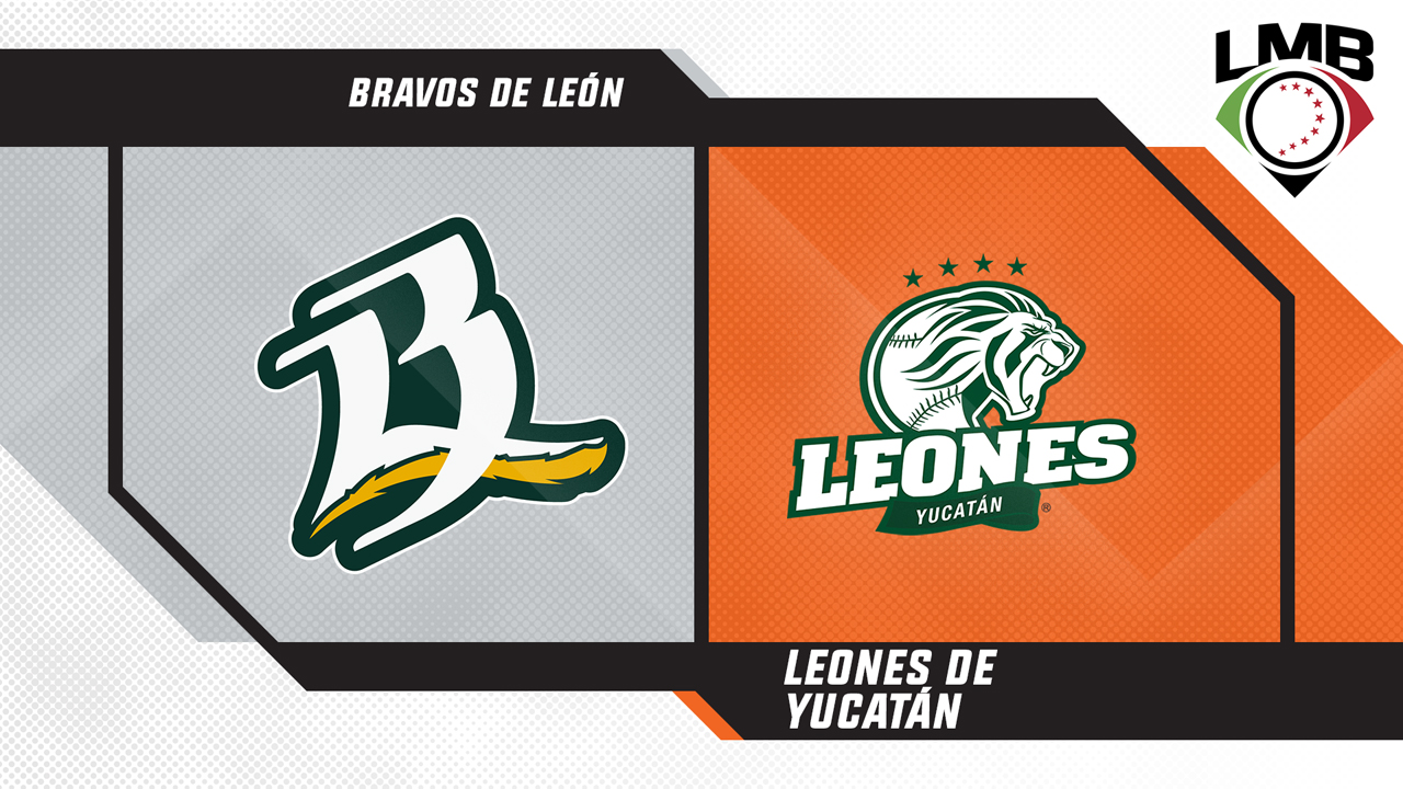 Bravos de León vs Leones de Yucatán poster