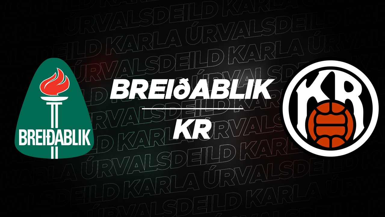 Breiðablik vs KR Reykjavík poster