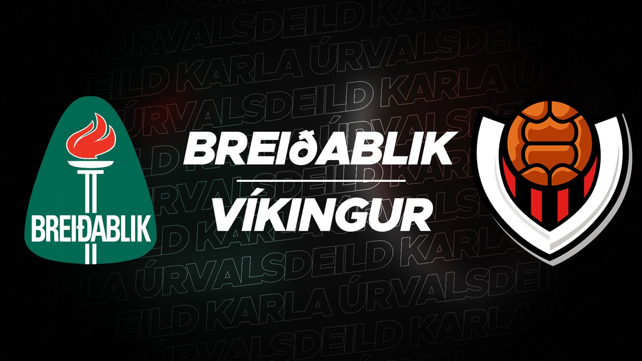 Breiðablik vs Víkingur Reykjavík poster