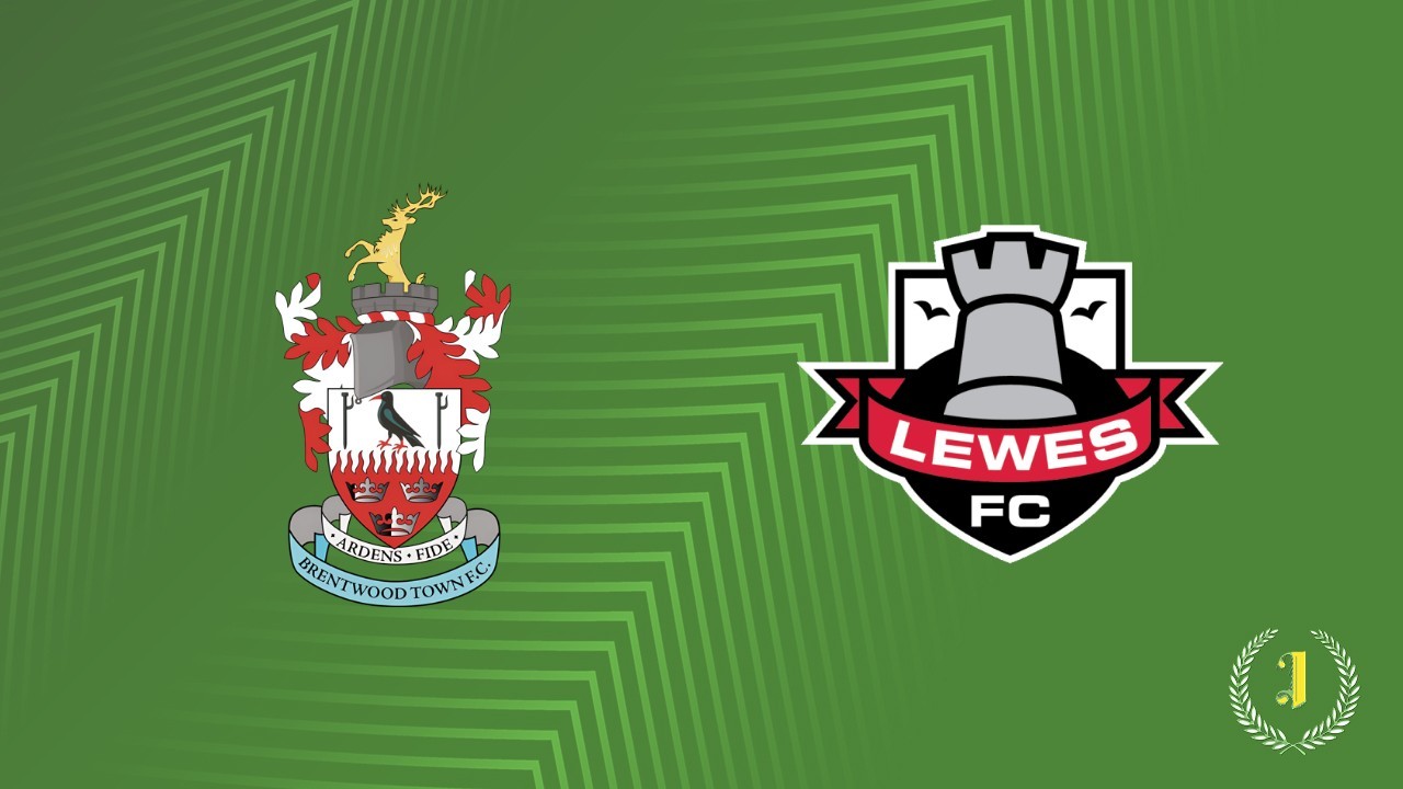 Brentwood Town vs Lewes poster