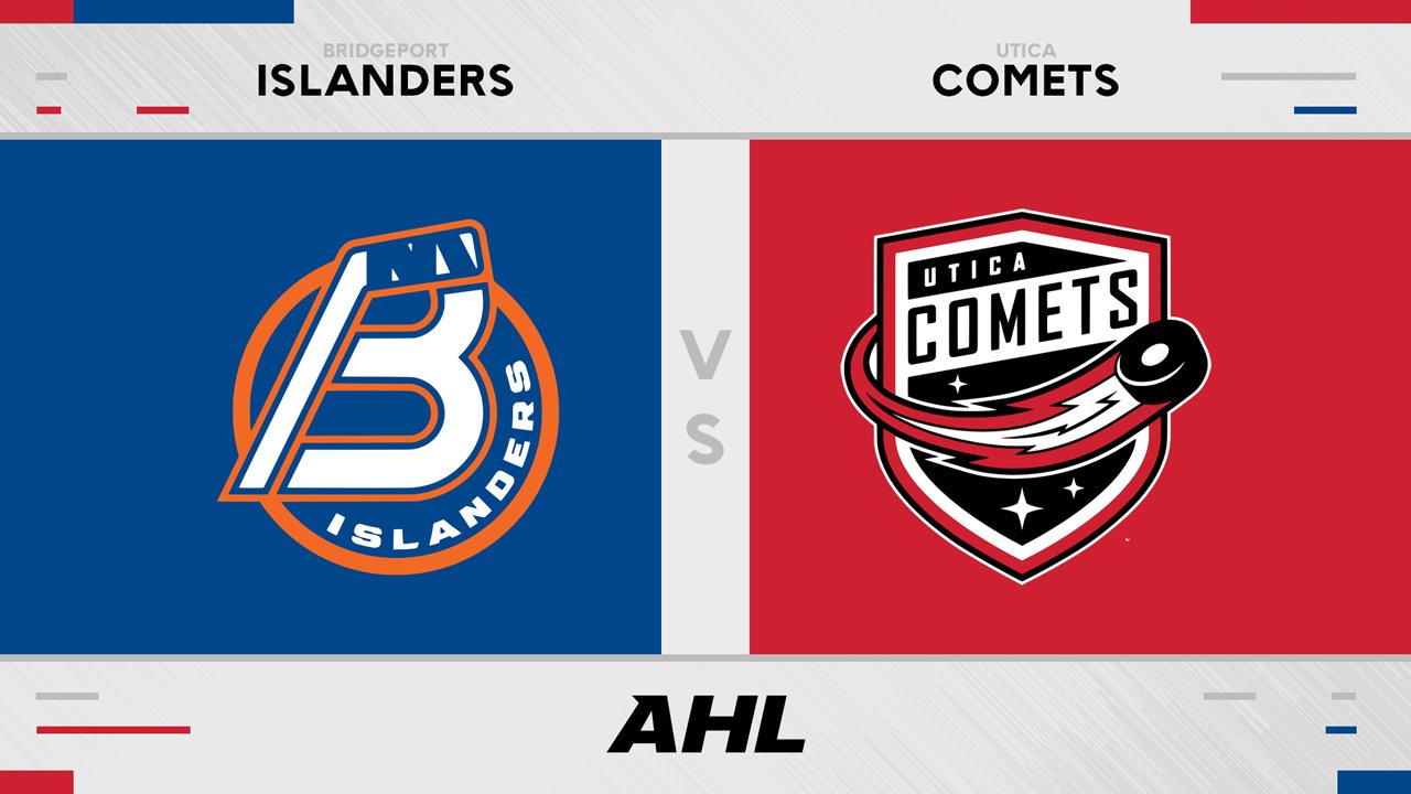 Bridgeport Islanders vs Utica Comets poster