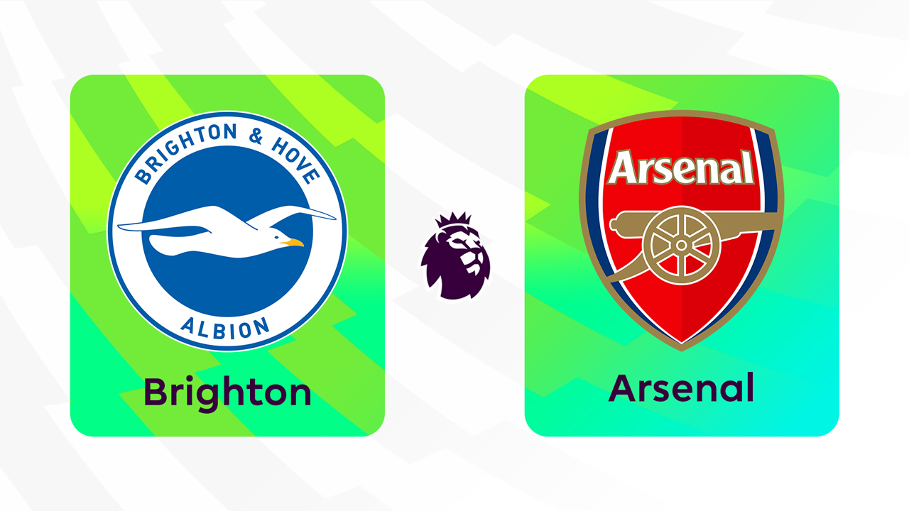 Brighton and Hove Albion vs Arsenal poster