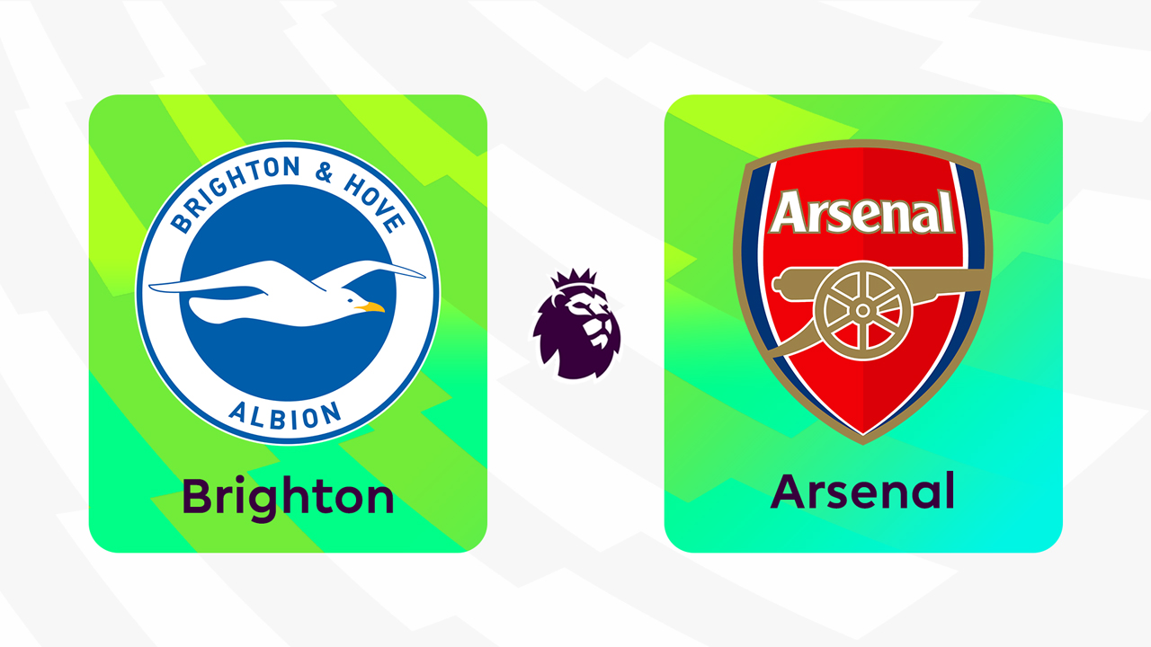 Brighton and Hove Albion vs Arsenal poster