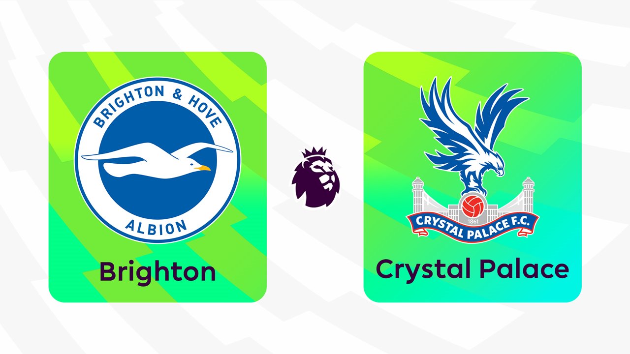 Brighton and Hove Albion vs Crystal Palace poster