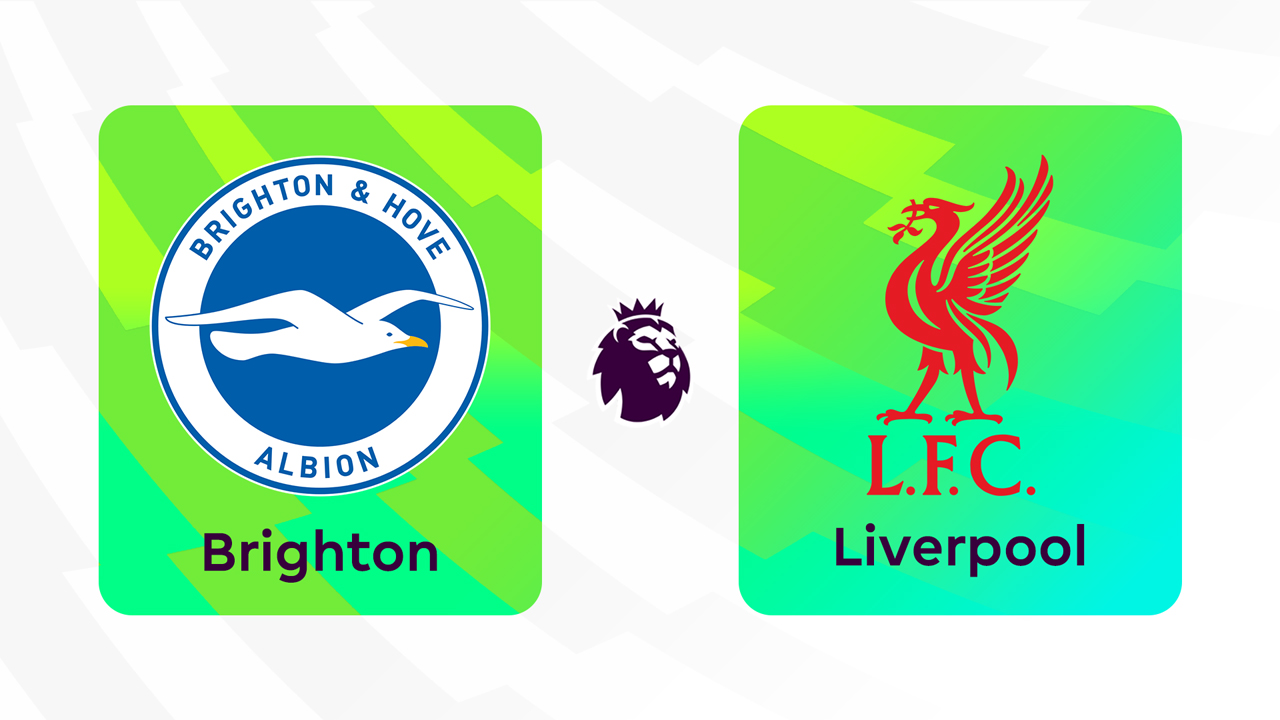 Brighton and Hove Albion vs Liverpool poster