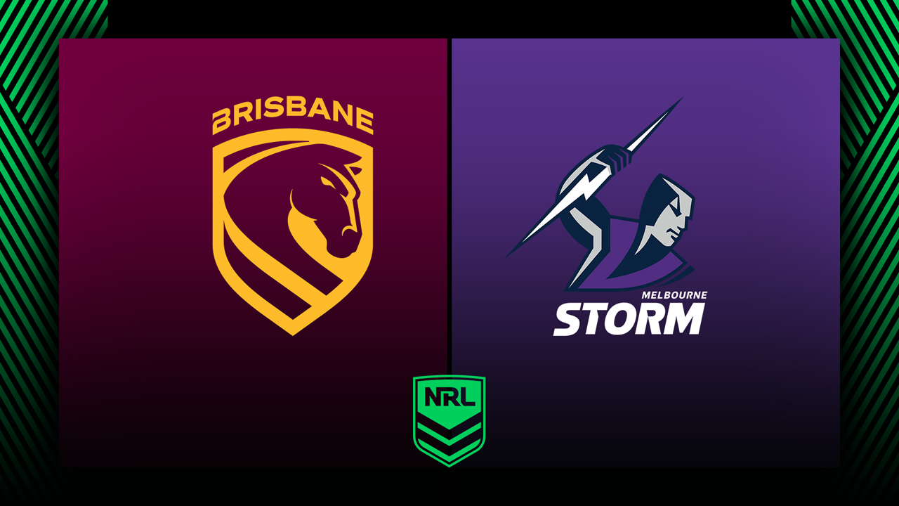 Brisbane Broncos vs Melbourne Storm poster