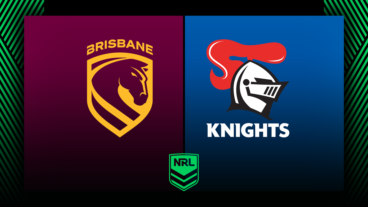 Brisbane Broncos vs Newcastle Knights poster