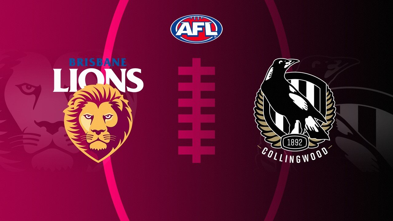 Brisbane Lions vs Collingwood Football Club poster