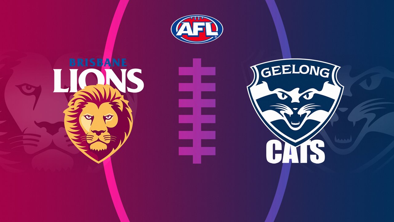 Brisbane Lions vs Geelong Football Club poster