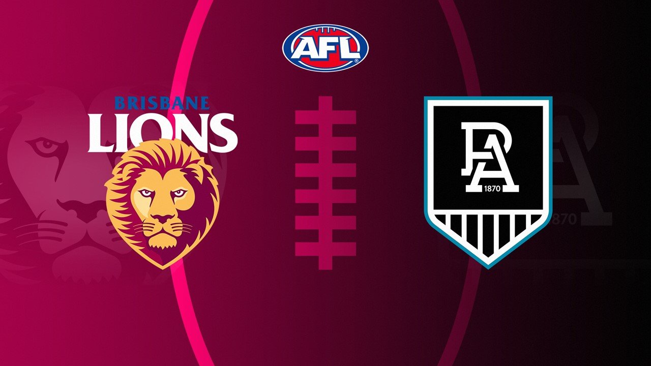 Brisbane Lions vs Port Adelaide Football Club poster