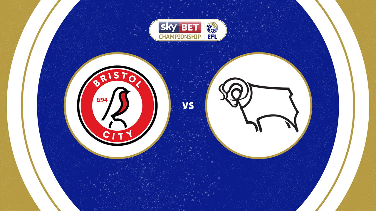 Bristol City vs Derby County poster
