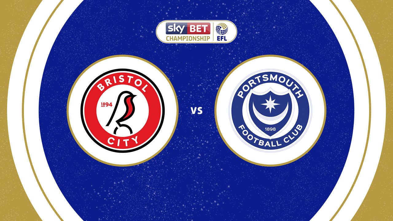Bristol City vs Portsmouth poster