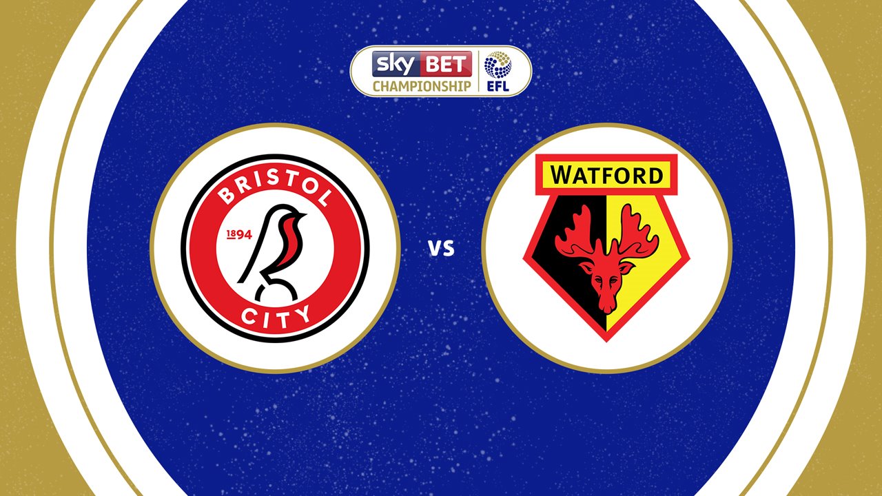 Bristol City vs Watford poster