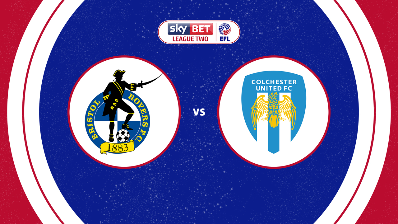 Bristol Rovers vs Colchester United poster