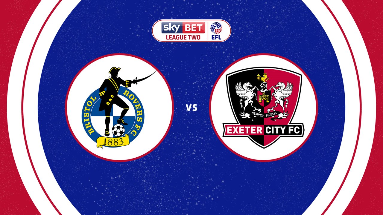 Bristol Rovers vs Exeter City poster