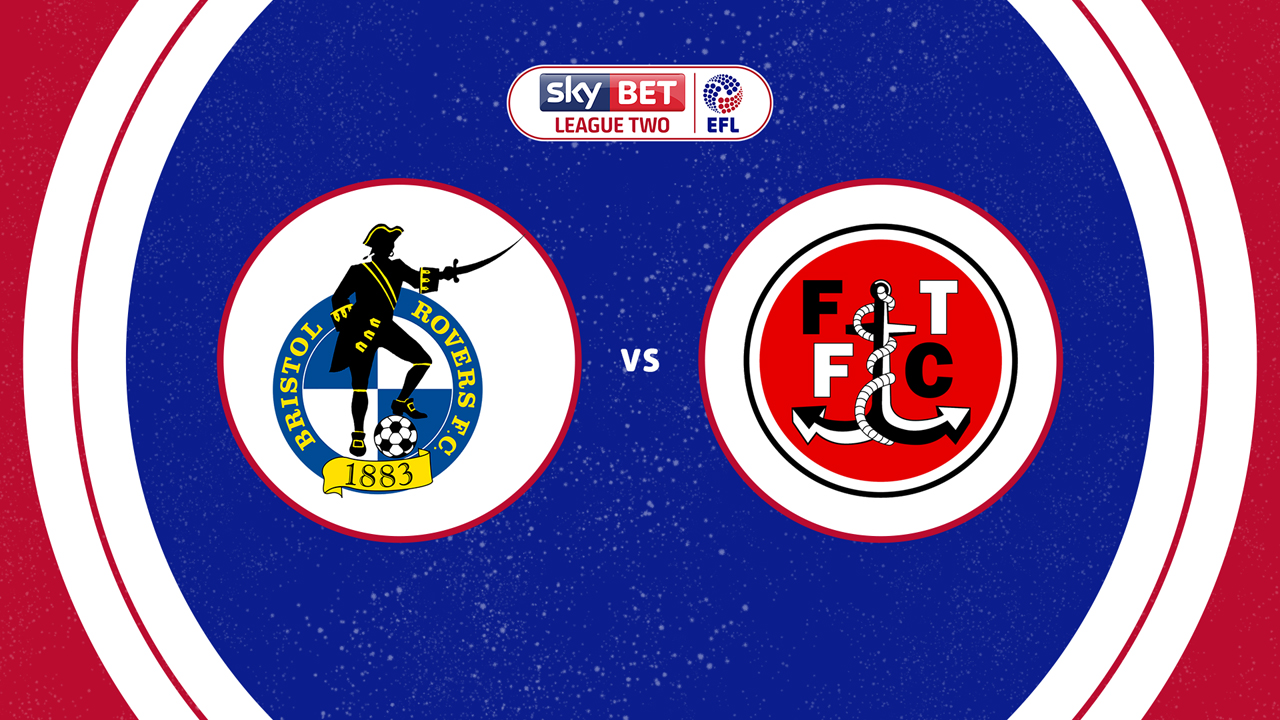 Bristol Rovers vs Fleetwood Town poster
