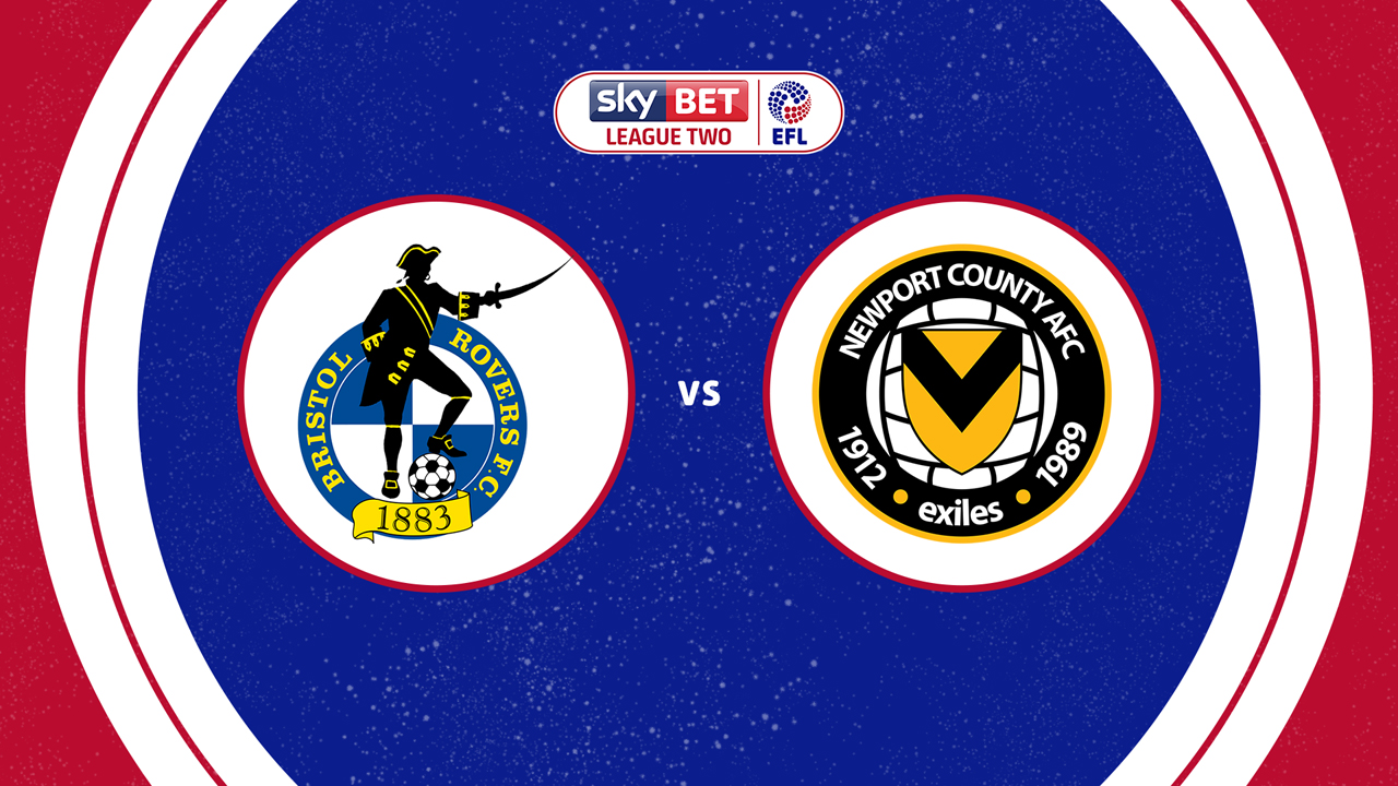 Bristol Rovers vs Newport County poster