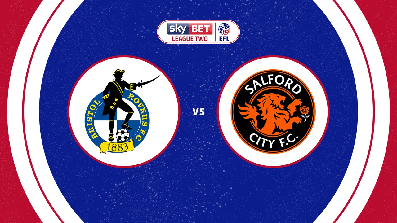 Bristol Rovers vs Salford City poster
