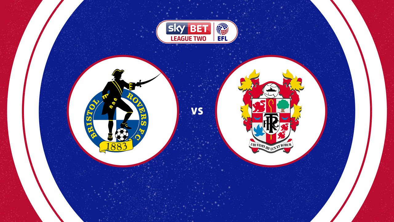 Bristol Rovers vs Tranmere Rovers poster