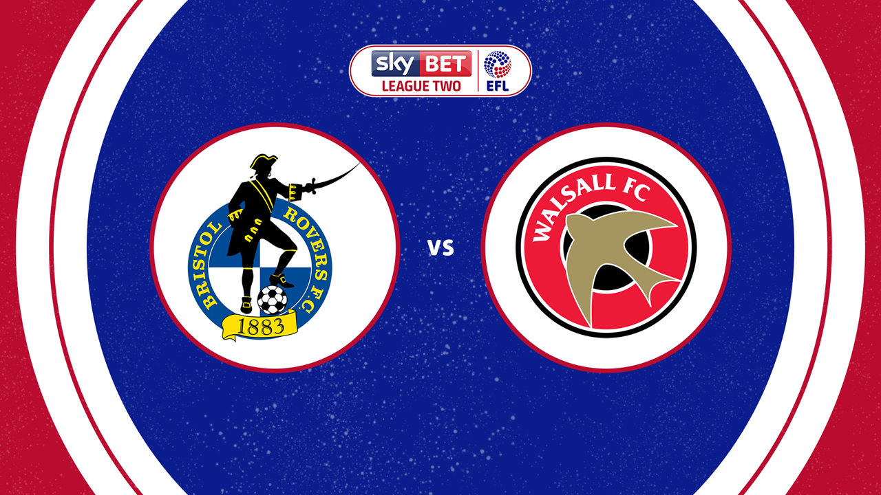 Bristol Rovers vs Walsall poster