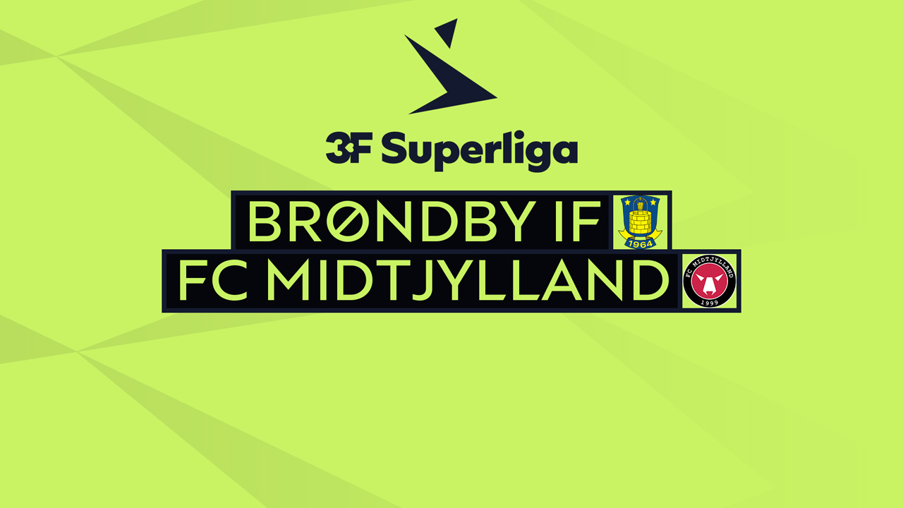 Brøndby vs FC Midtjylland poster