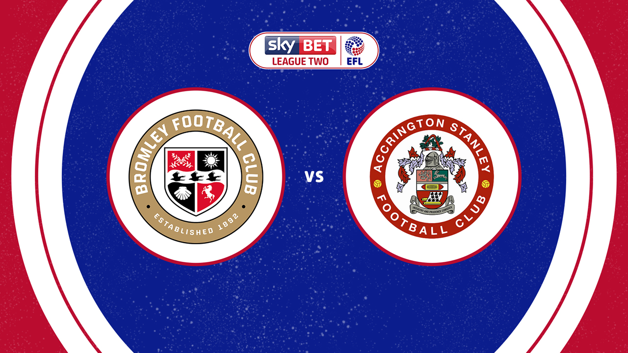 Bromley vs Accrington Stanley poster