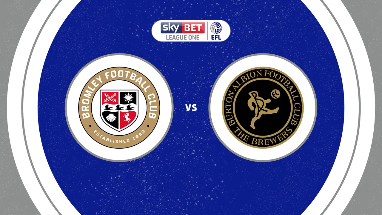 Bromley vs Burton Albion poster