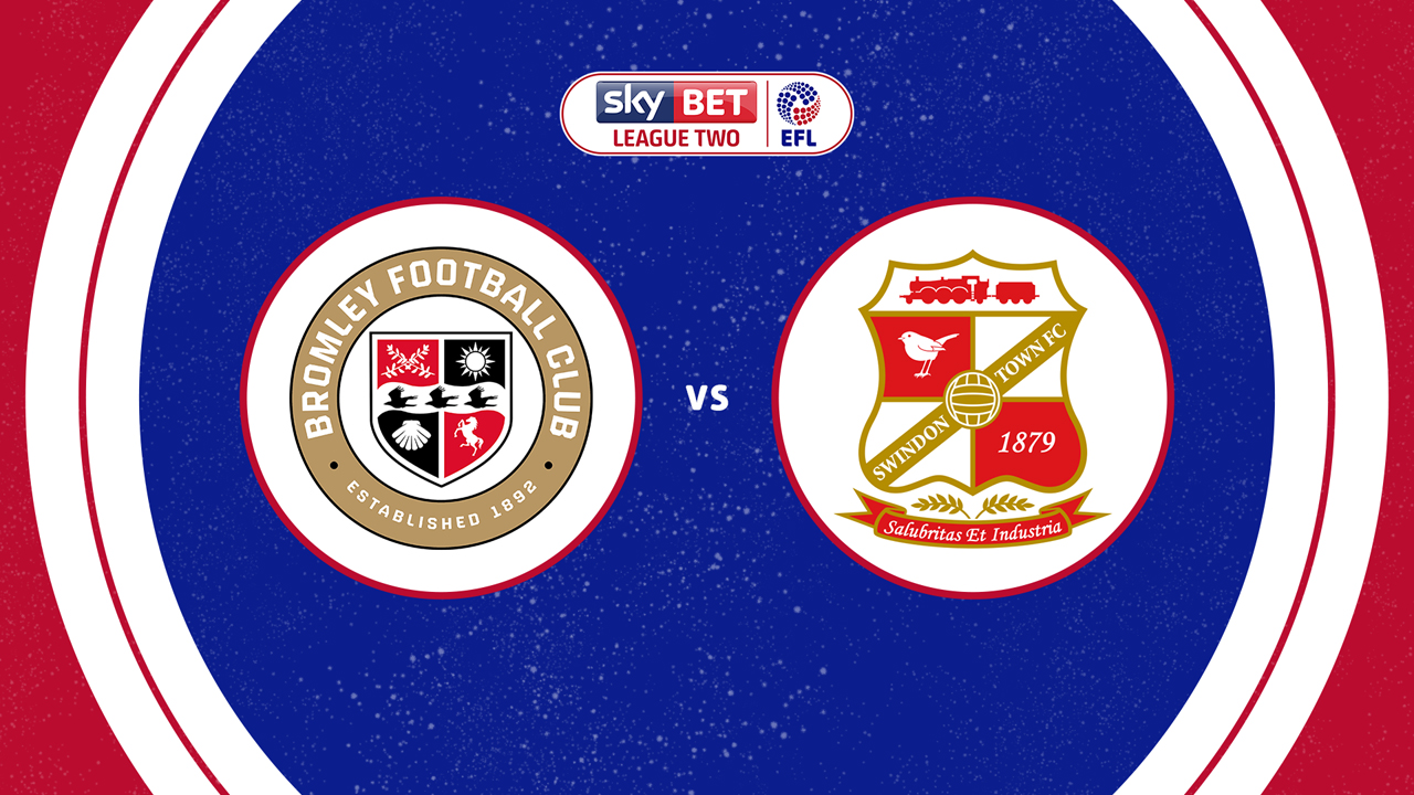 Bromley vs Swindon Town poster