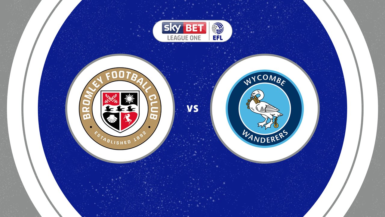 Bromley vs Wycombe Wanderers poster