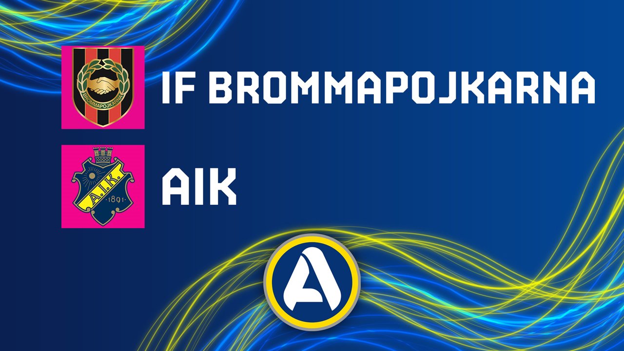 Brommapojkarna vs AIK poster
