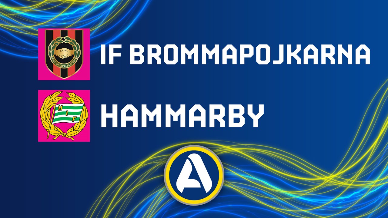 Brommapojkarna vs Hammarby poster