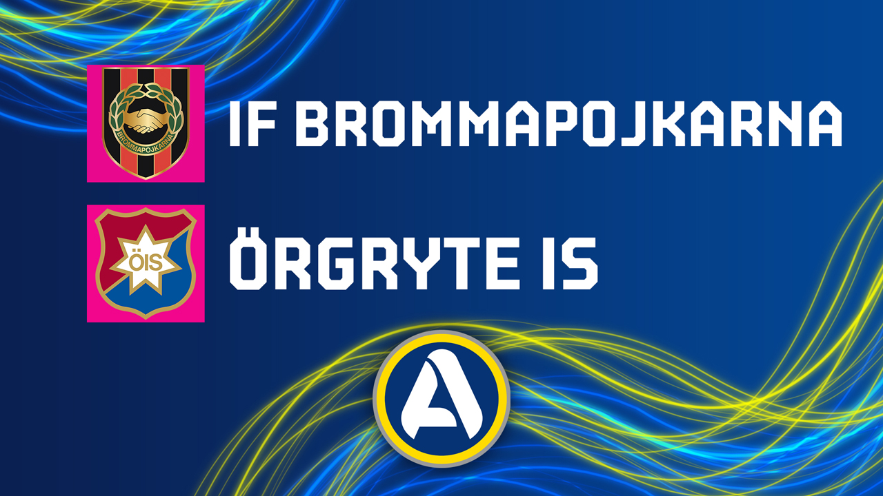 Brommapojkarna vs Örgryte poster