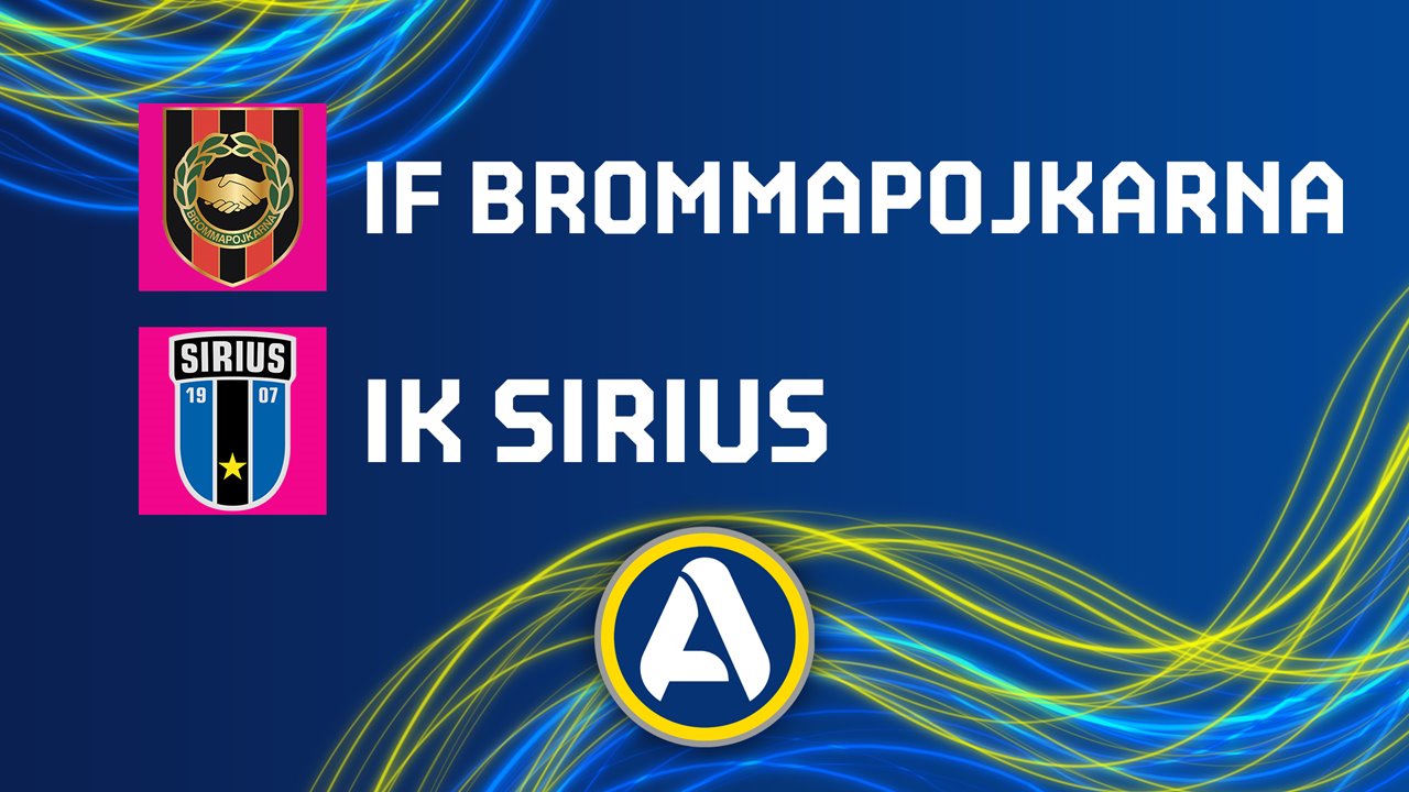 Brommapojkarna vs Sirius poster