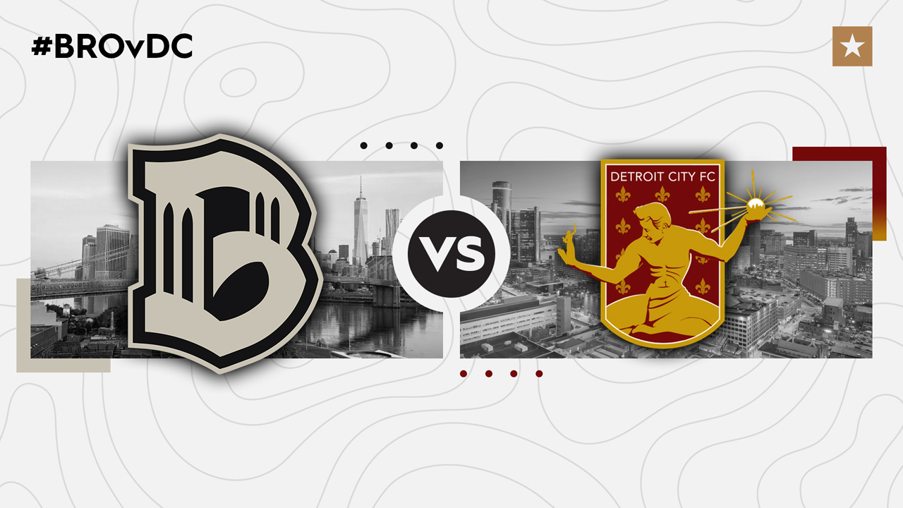 Brooklyn FC vs Detroit City FC poster