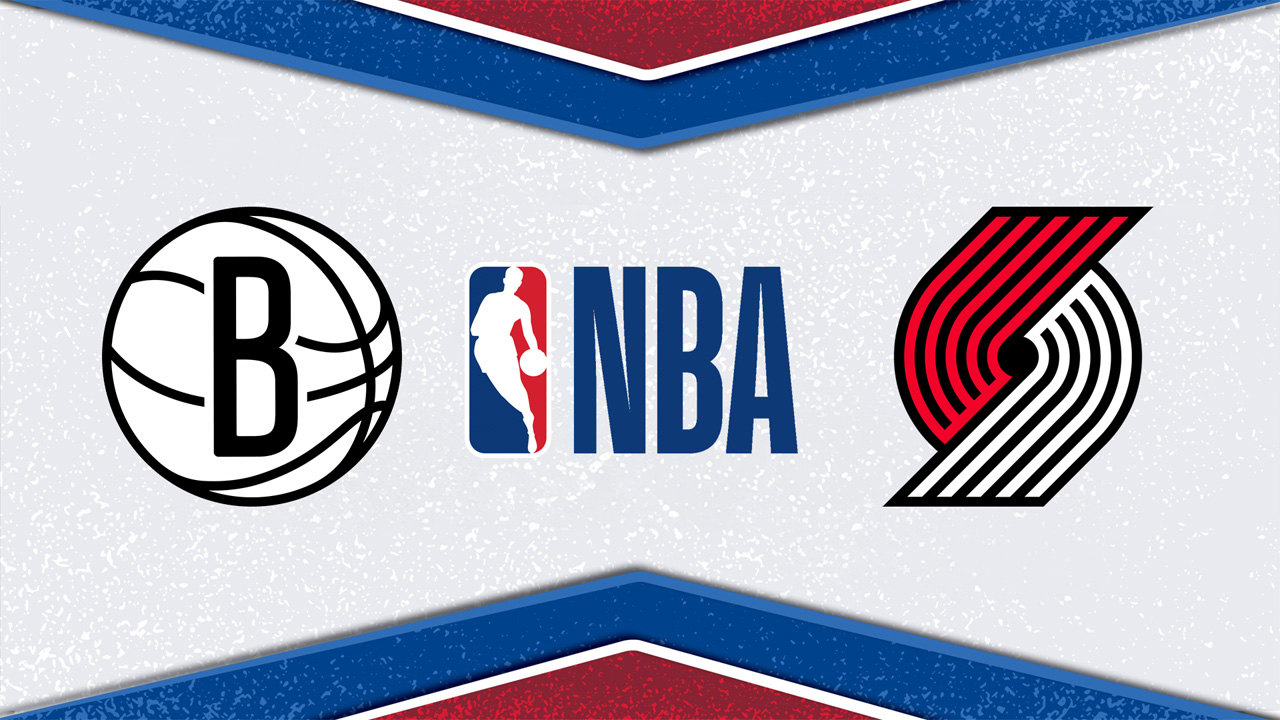 Brooklyn Nets vs Portland Trail Blazers poster