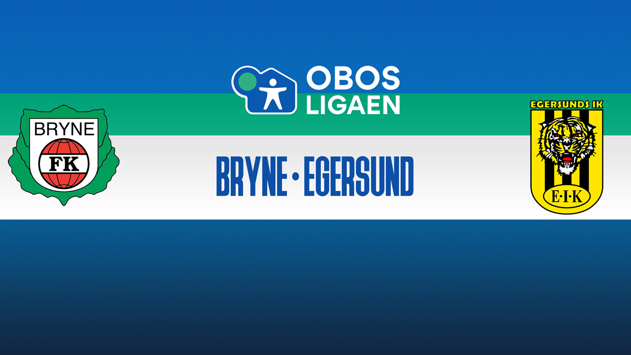 Bryne vs Egersund poster
