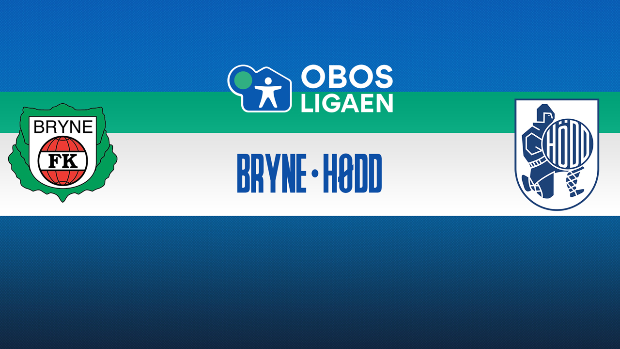 Bryne vs Hødd poster