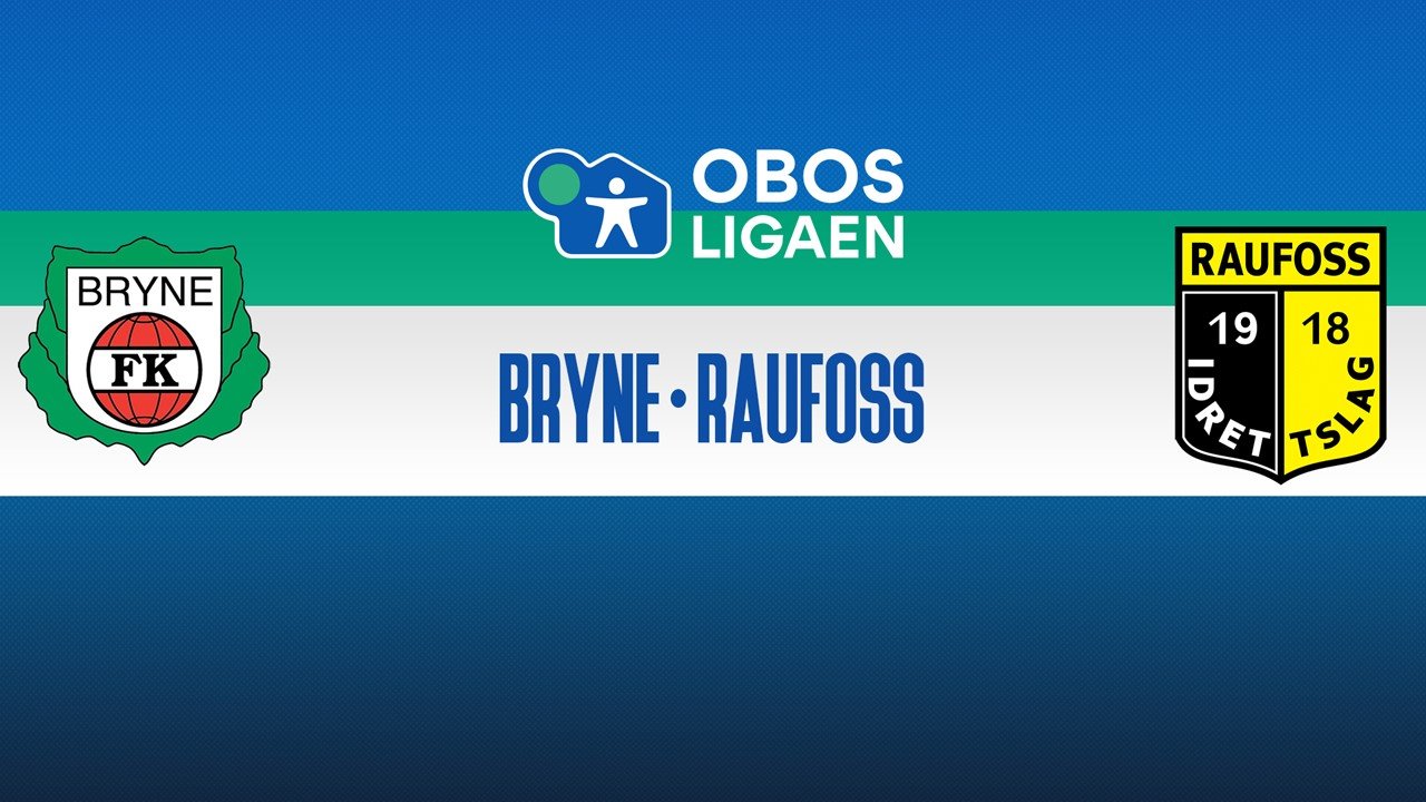 Bryne vs Raufoss poster