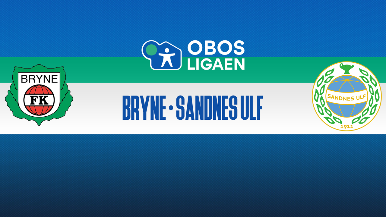 Bryne vs Sandnes Ulf poster
