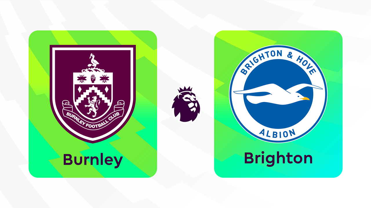 Burnley vs Brighton and Hove Albion poster
