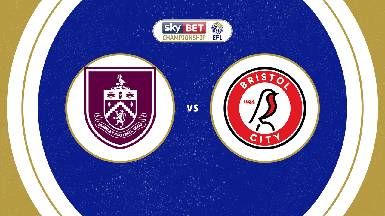 Burnley vs Bristol City poster