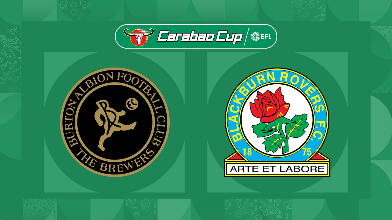 Burton Albion vs Blackburn Rovers poster