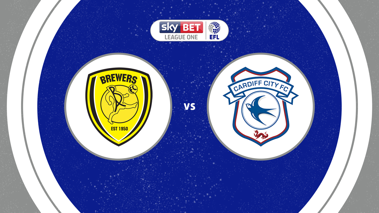 Burton Albion vs Cardiff City poster