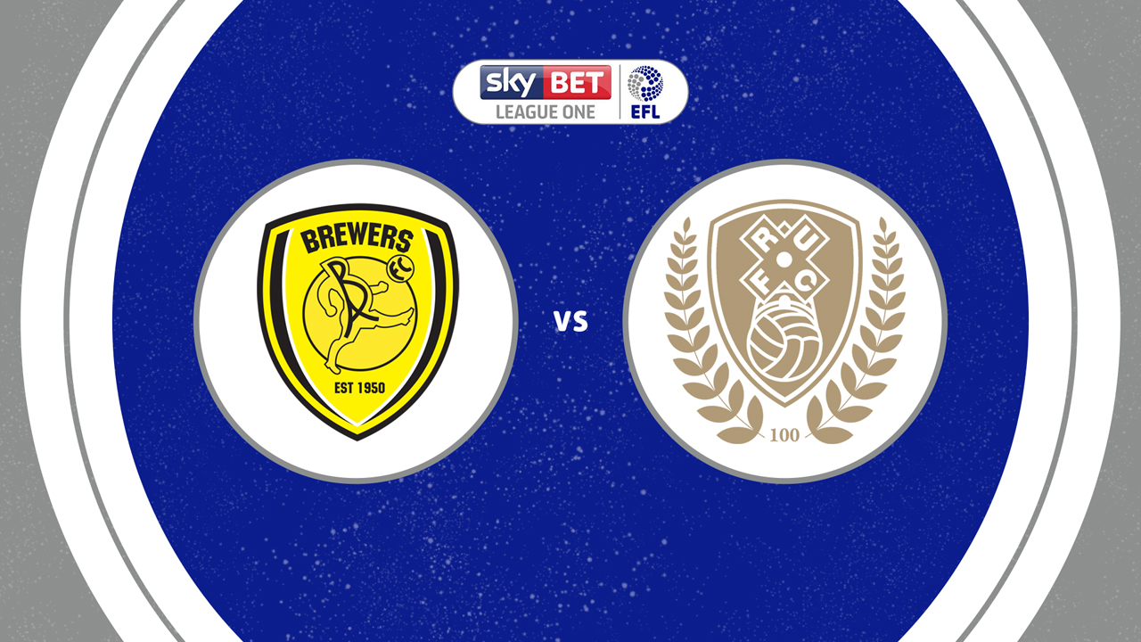 Burton Albion vs Rotherham United poster