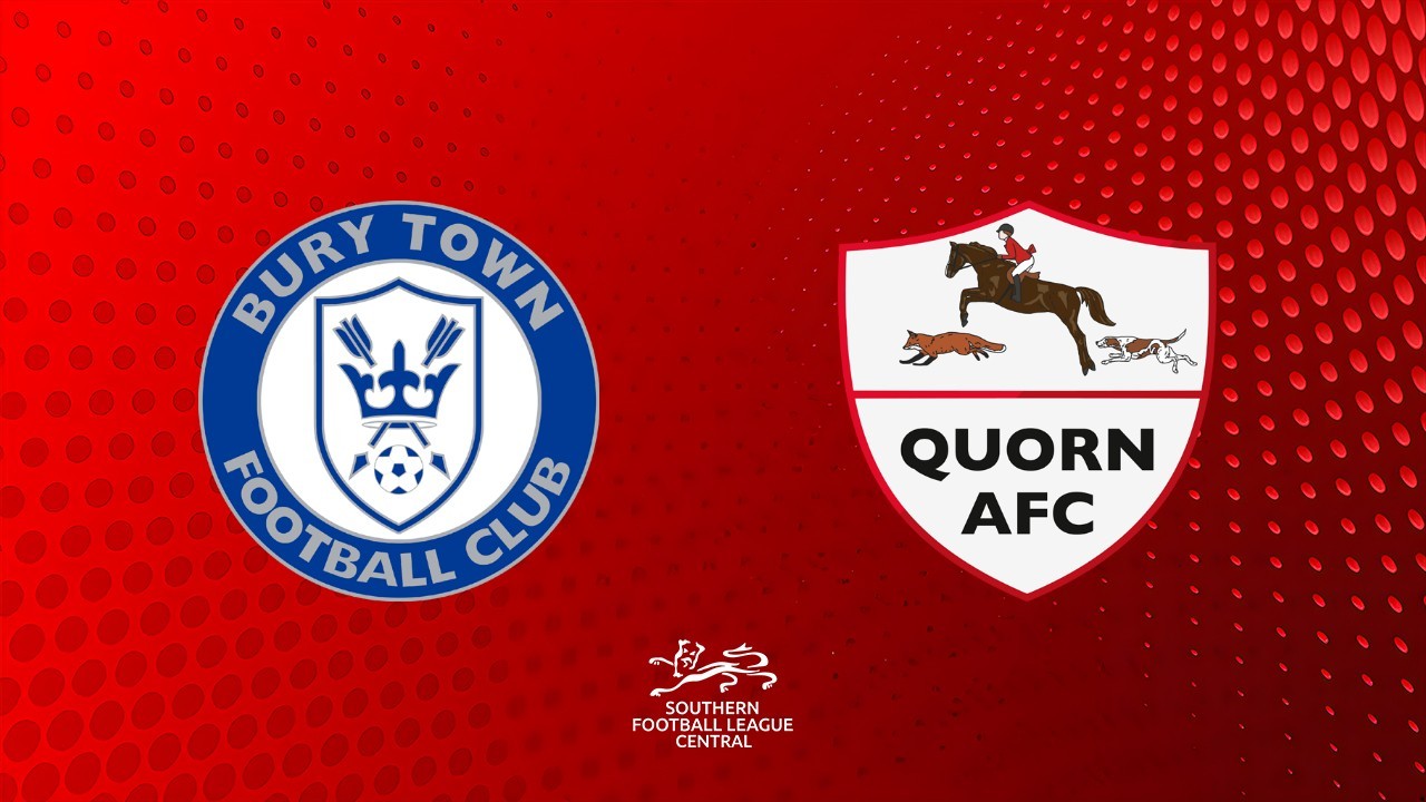 Bury Town vs Quorn poster