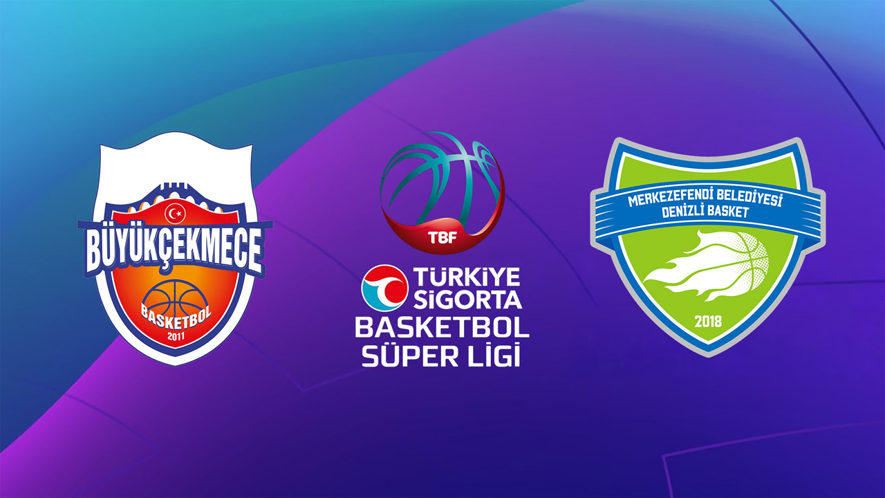 Büyükçekmece Basketbol vs Merkezefendi Belediyesi Denizli Basket poster
