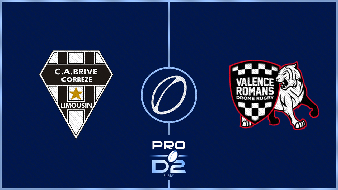 CA Brive vs Valence Romans Drôme Rugby poster