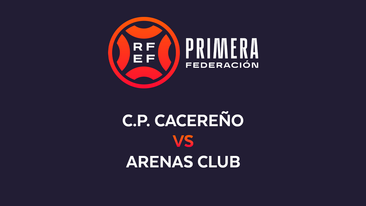 Cacereño vs Arenas Club poster