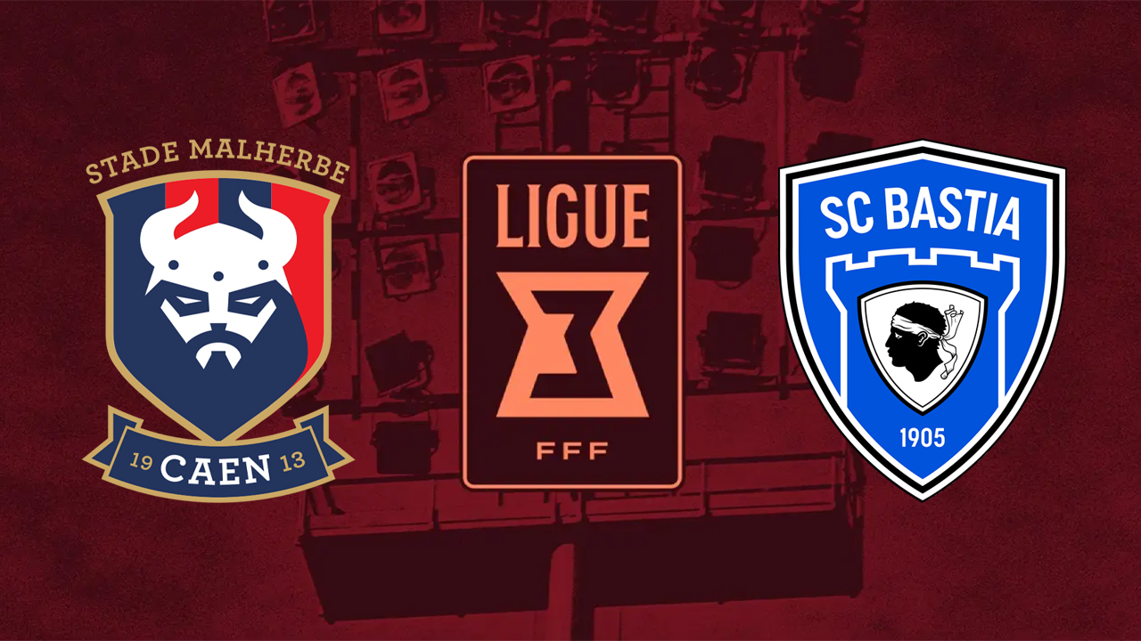 Caen vs Bastia poster