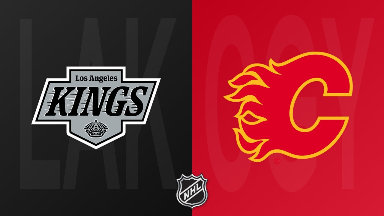 Calgary Flames vs Los Angeles Kings poster